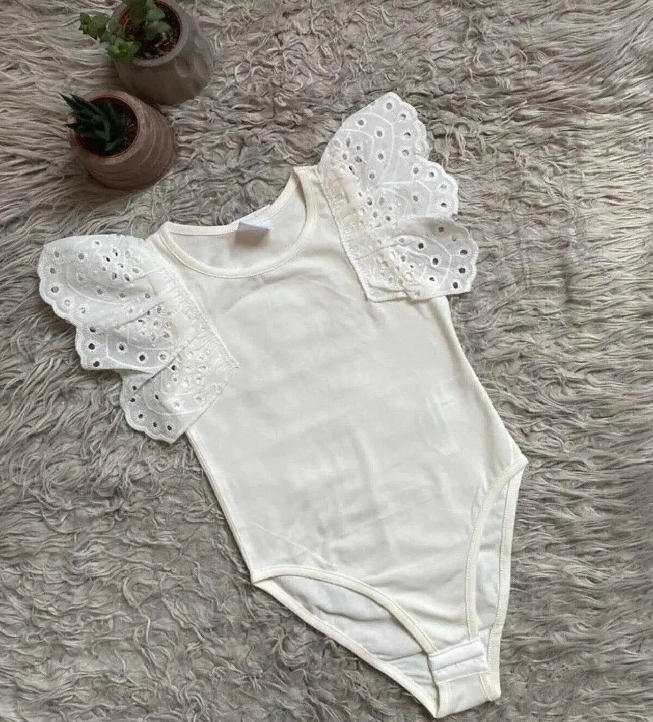 Kız çocuk Çıtçıtlı dantel detaylı body