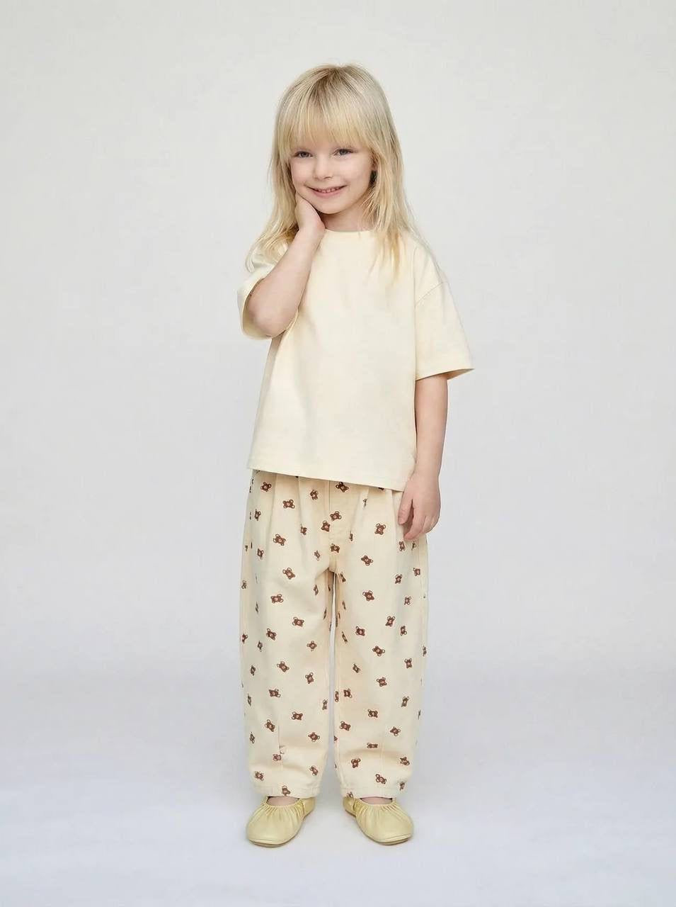 Çocuk ayıcık Unisex Baloon pantolon